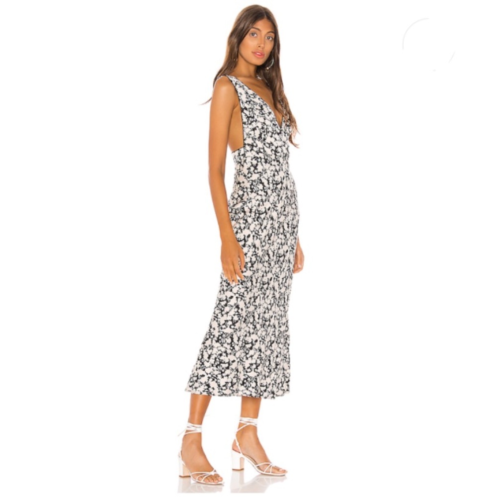 SOLD 🛍 Free People Ohh La La Bias Midi Dress - Picture 2 of 6